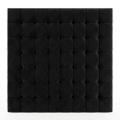 Soft Padded Tufted Grid Safety Wall Panels & Protective Floating Headboard