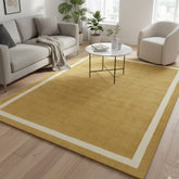 Ochre Albi Wool Rug | 160x230cm M&S Modern Living Room Bedroom By Asiatic RRP450