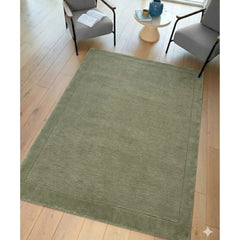Sage York Rug Contemporary 60x120cm M&S Living Room Bedroom Asiatic RRP550