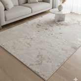 Aurora Strata Metallic Rug 160x230cm Modern Abstract Grey High Shine Soft Carpet