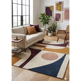 Connect Reef RF23 Multi Wool Rug 200x290cm,Modern Hand Woven By Asiatic RRP400
