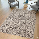 Black Muse Spotty Contemporary Rug 80x150cm Premium Living Room Asiatic RRP290