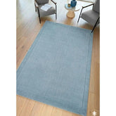 Duck Egg York Rug Contemporary 80x150cm M&S Living Room Bedroom Asiatic RRP550