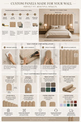Modern Arched Boys Wall Panels – Sleek Architectural Bedroom Decor