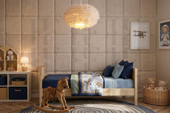 Modern Tufted Square Boys Wall Panels – Sleek Architectural Bedroom Decor