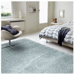 Duck Egg Payton Rug 160x230cm, Chic Living Room Bedroom By Asiatic RRP 400