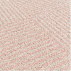 Pink Muse MU17 Contemporary Rug 80x150cm Premium Living Room Asiatic RRP290