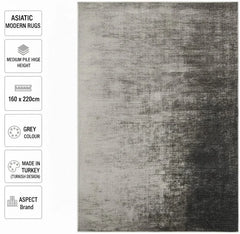 Grey Mateo Rug Contemporary 160x230cm,Premium Livingroom Bedroom Asiatic