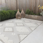Cream Monty MN03 Contemporary Rug 200x290cm, Living Room Bedroom Asiatic RRP570
