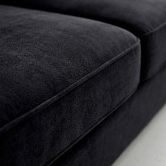 Serene Modern 2-Seater Fabric Loveseat
