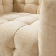 Modern Velvet Accent Grid tufted (1-Seater)