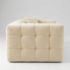 Modern Velvet Accent Grid tufted (1-Seater)