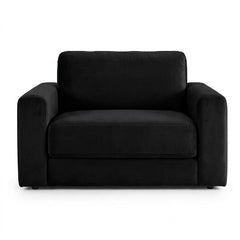 Serene Modern 2-Seater Fabric Loveseat