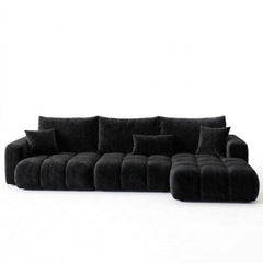 Aria Modern Blue Velvet 2-Seater Loveseat Sofa