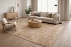 Champagne Blade contemporary Rug 120x70cm M&S Living Room Bedroom Asiatic RRP450