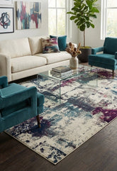 Navy Nova NV23 Contemporary Rug 160x230cm, Livingroom Bedroom Asiatic RRP310