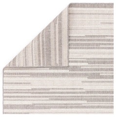 Grey Camber Stripe Rug 200x290cm Contemporary Large Living Room Asiatic RRP800