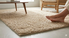 Sand Morzine Contemporary Rug 160x230cm, Livingroom Bedroom Asiatic RRP310