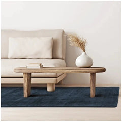 Navy Blade contemporary Rug 160x230cm M&S Living Room Bedroom Asiatic