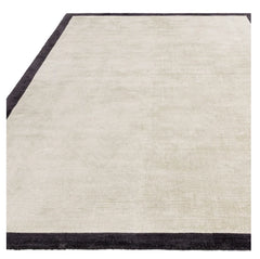 Blade Border Putty Contemporary Rug 200x290cm M&S Living Room By Asiatic