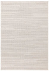 Ivory Camber Stripe Rug 200x290cm Contemporary Large Living Room Asiatic RRP800