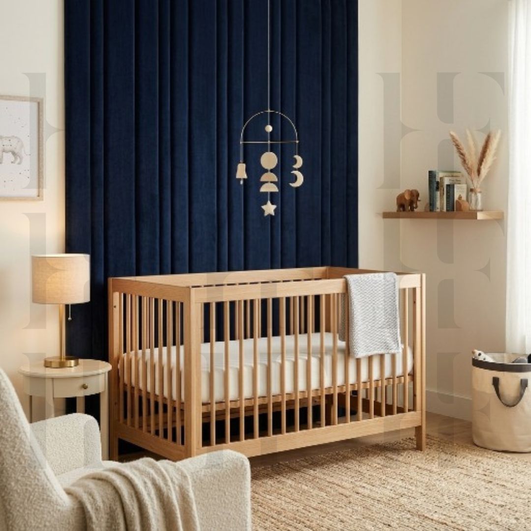 Kids Soft Wall Padding Panels Floating Headboard Vertical Slats Playroom Bed