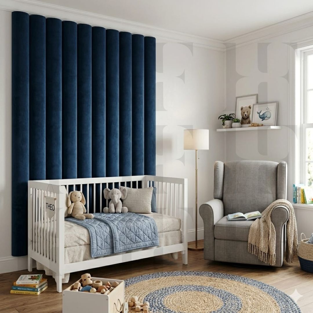 Kids Soft Wall Padding Panels Floating Headboard Safe Playroom Bed Cushion 3D