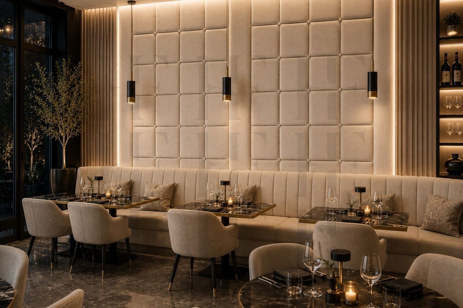 Luxury Tufted Upholstered Wall Panels – Premium Signature Feature Wall