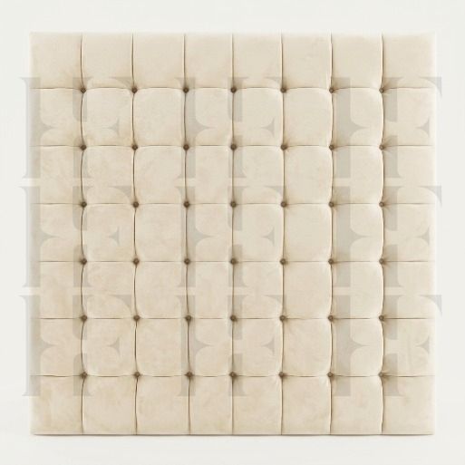 Soft Padded Tufted Grid Safety Wall Panels & Protective Floating Headboard