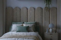 Modern Arched Boys Wall Panels – Sleek Architectural Bedroom Decor