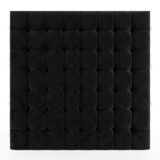 Luxury Square Button-Tufted Upholstered Wall Panels & Floating Headboard