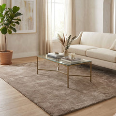 Mink Milo Contemporary Rug 200x290cm M&S Living Room & Bedroom By Asiatic RRP550