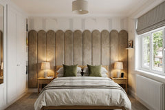 Luxury Arched 3D Upholstered Wall Panels – Premium Signature Feature Wall