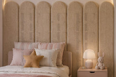 Dreamy Arched Upholstered Wall Panels – Elegant Soft Bedroom Decor