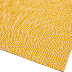 Mustard Sloan Rug 200x300cm M&S, Living Room & Bedroom By Asiatic RRP550