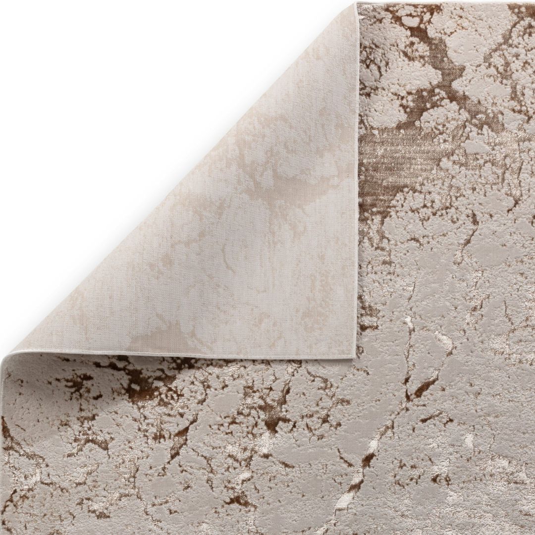 Aurora Strata Metallic Rug 160x230cm Modern Abstract Grey High Shine Soft Carpet