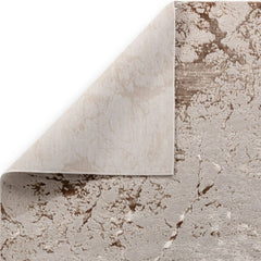 Aurora Strata Metallic Rug 160x230cm Modern Abstract Grey High Shine Soft Carpet