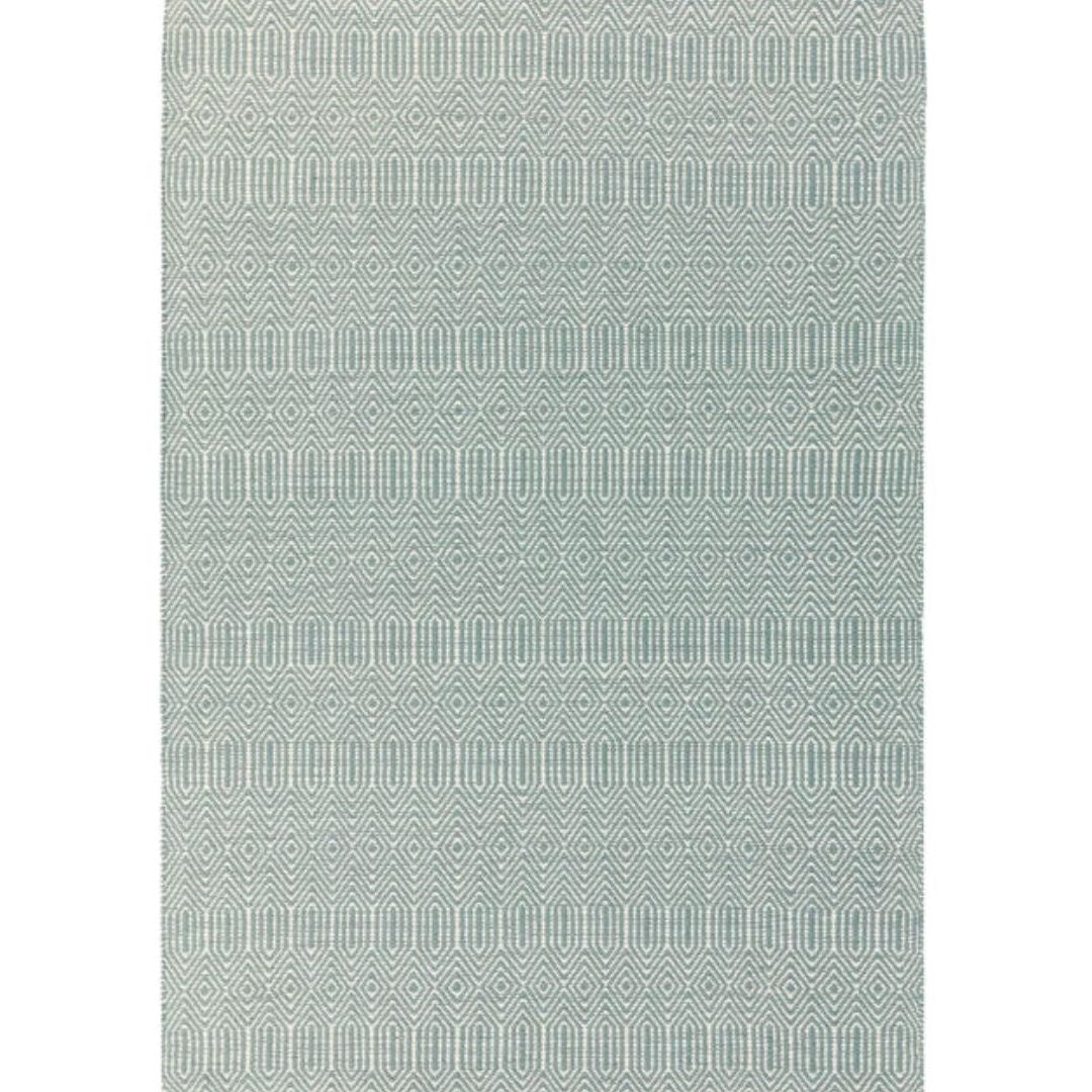 Duck Egg Sloan Rug 160x230cm M&S, Living Room & Bedroom By Asiatic RRP550