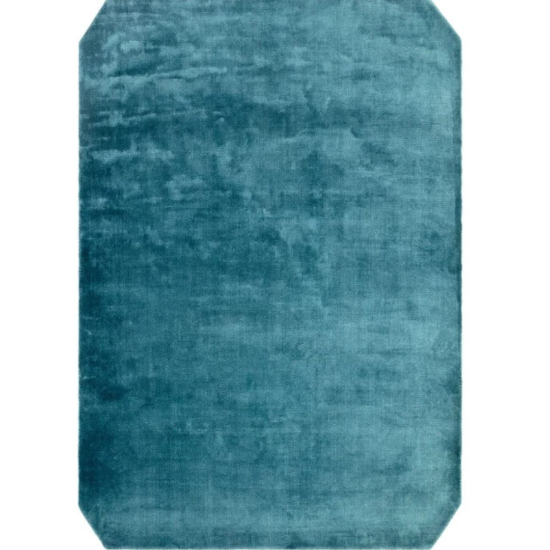 Teal Gleam Premium Wool Rug | 200x290cm,Living Room Bedroom By Asiatic RRP450