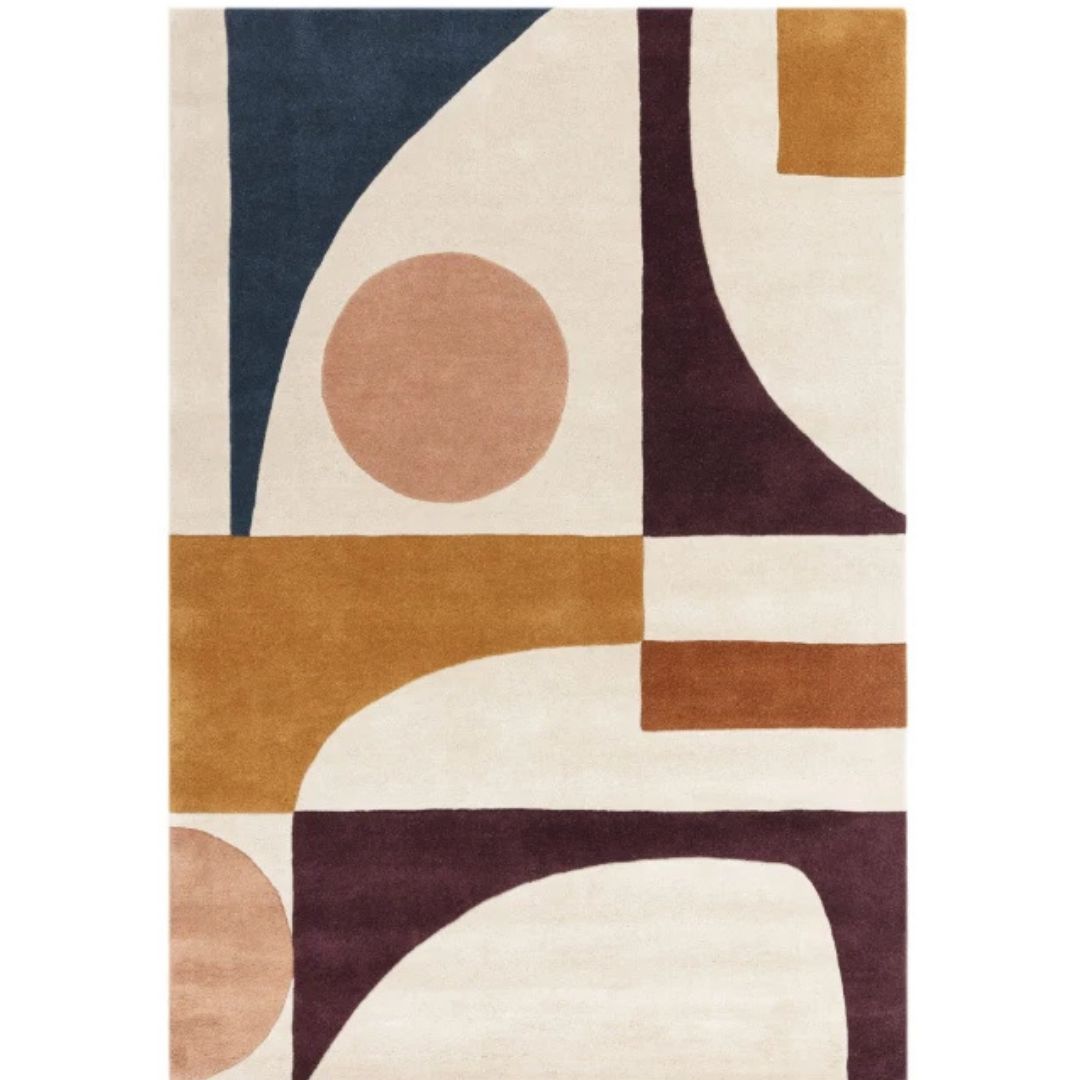 Connect Reef RF23 Multi Wool Rug 200x290cm,Modern Hand Woven By Asiatic RRP400