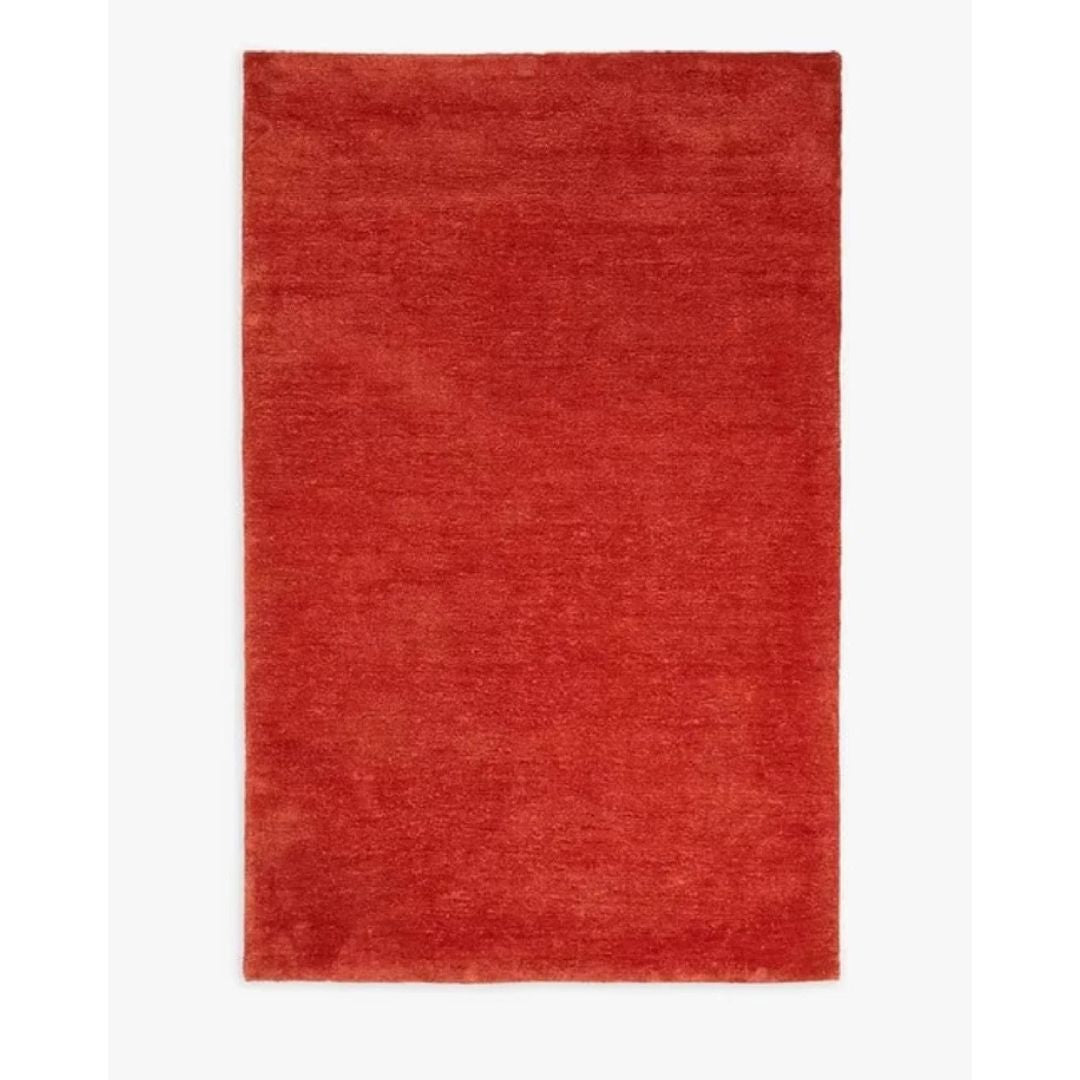 John Lewis Orange Plain Easy Care Rug 160x230cm, Modern Bedroom Asia RRP310