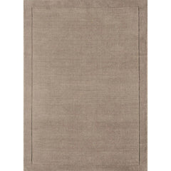 York Taupe Wool Rug Contemporary 60x120cm M&S Living Room Bedroom Asiatic RRP550