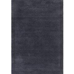 York Navy Wool Rug Contemporary 160x230cm M&S Living Room Bedroom Asiatic RRP550