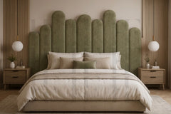 Luxury Arched 3D Upholstered Wall Panels – Premium Signature Feature Wall