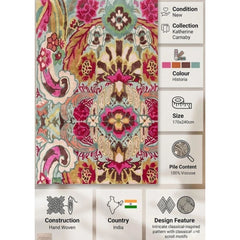 Multi Historia Rug Katherine Carnaby 170x240cm M&S Bedroom By Asiatic RRP450