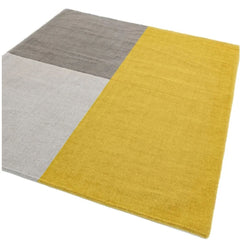 Mustard Contemporary Reko Rug for Bedroom Livingroom 200x300cm By Asiatic RRP440