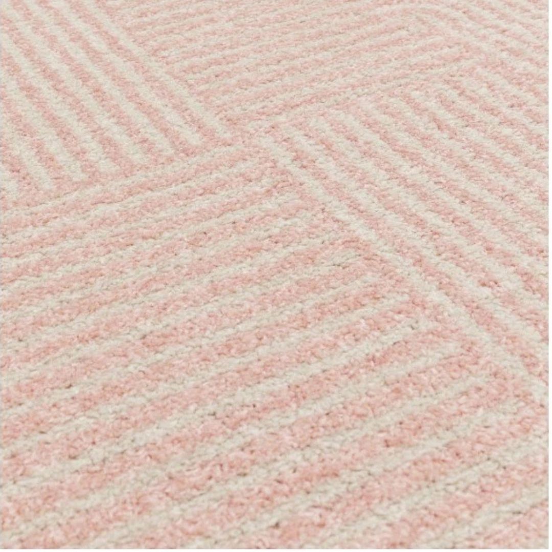 Pink Muse MU17 Contemporary Rug 80x150cm Premium Living Room Asiatic RRP290