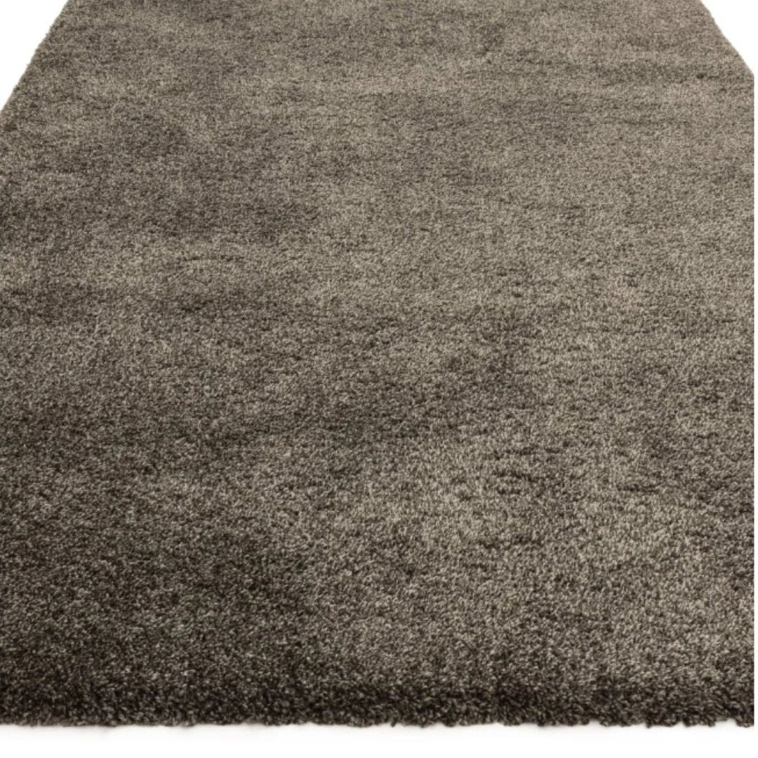 Shaggy Thick Charcoal Rug 160x230cm, Chic Living Room Bedroom By Asiatic RRP 400