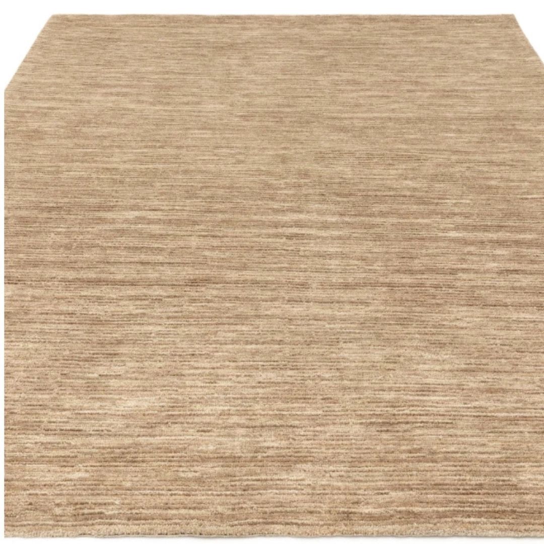Honey Hazy Wool Rug Contemporary 160x230cm Livingroom Bedroom Asiatic RRP800