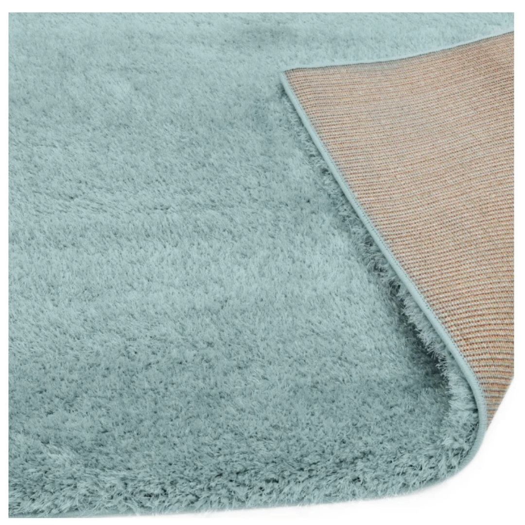 Duck Egg Payton Rug 160x230cm, Chic Living Room Bedroom By Asiatic RRP 400